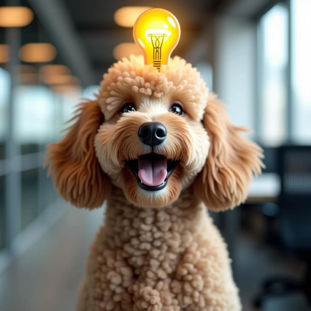 ひらめいた！プードル！