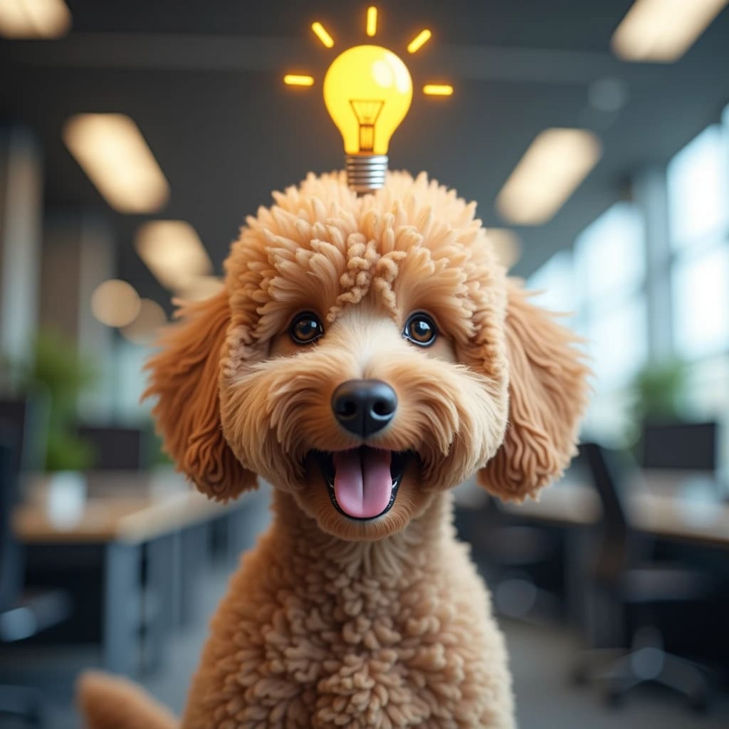 ひらめいた！プードル！