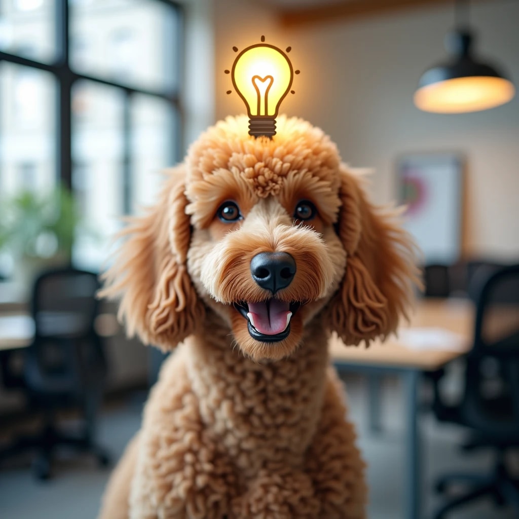 ひらめいた！プードル！