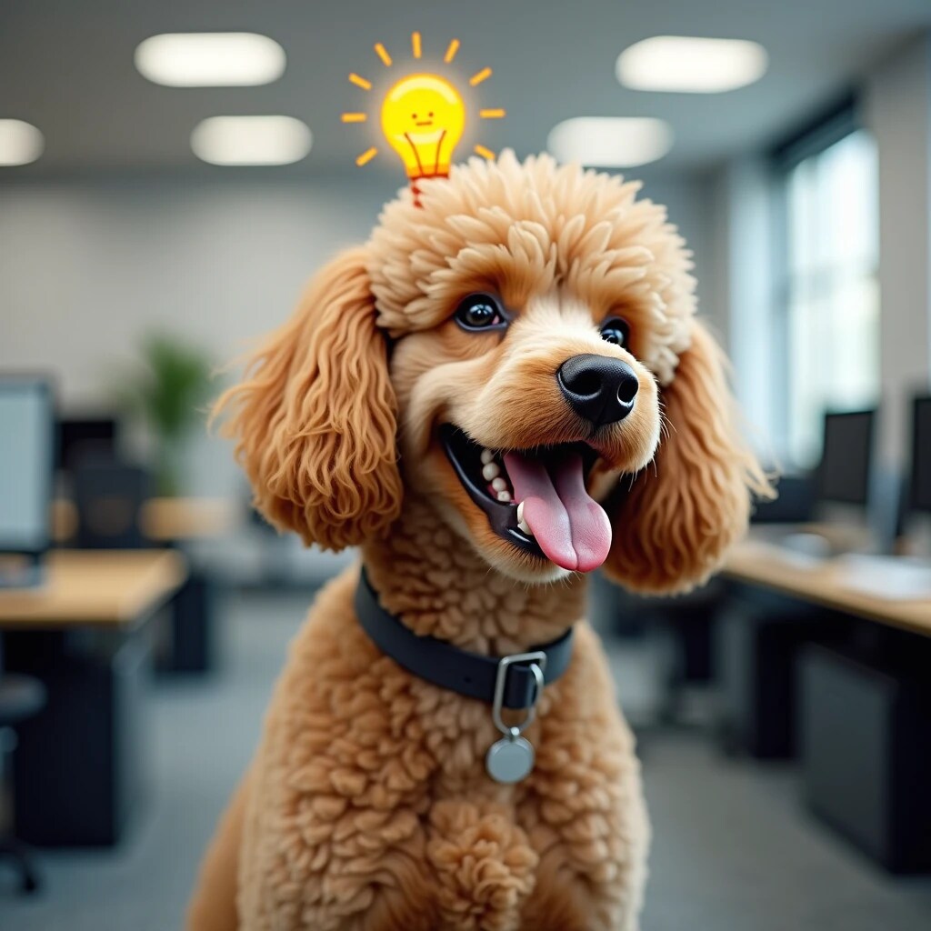 ひらめいた！プードル！