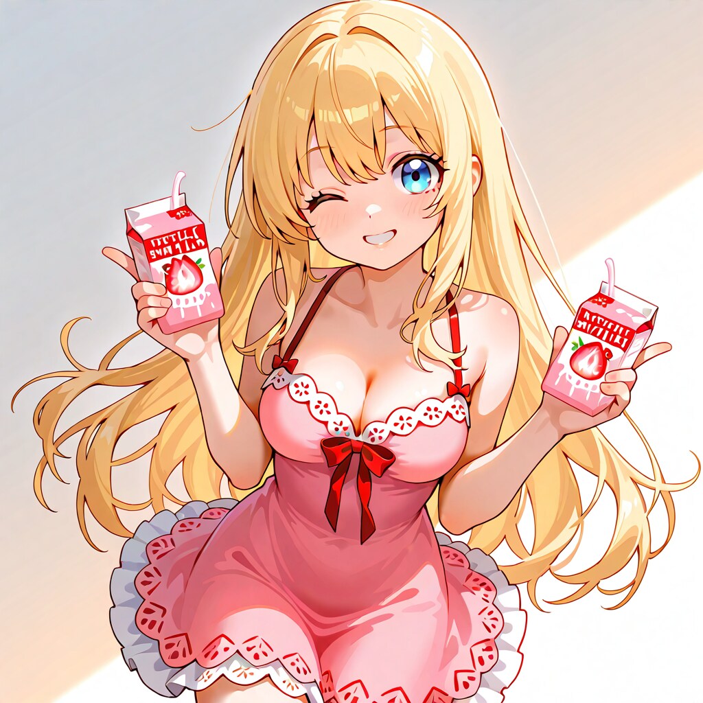苺ミルクの女の子 | の人気AIイラスト・グラビア