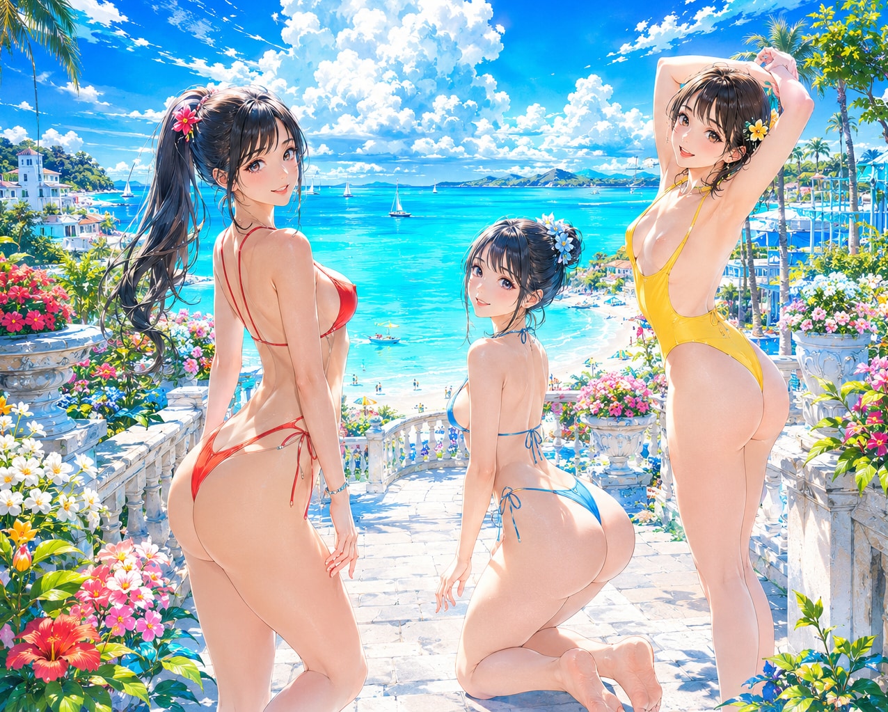 ﾁｬｯﾋﾟｰﾁｬﾚﾝｼﾞ 水着美女
