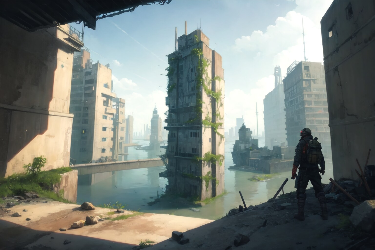 終末世界 #1　V4B | の人気AIイラスト・グラビア