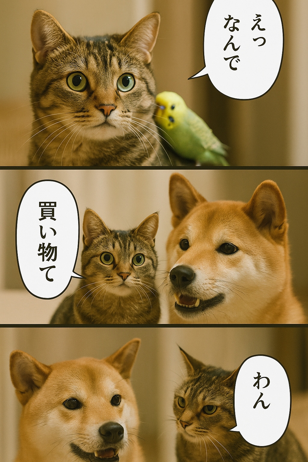 いぬとねこといんこ33