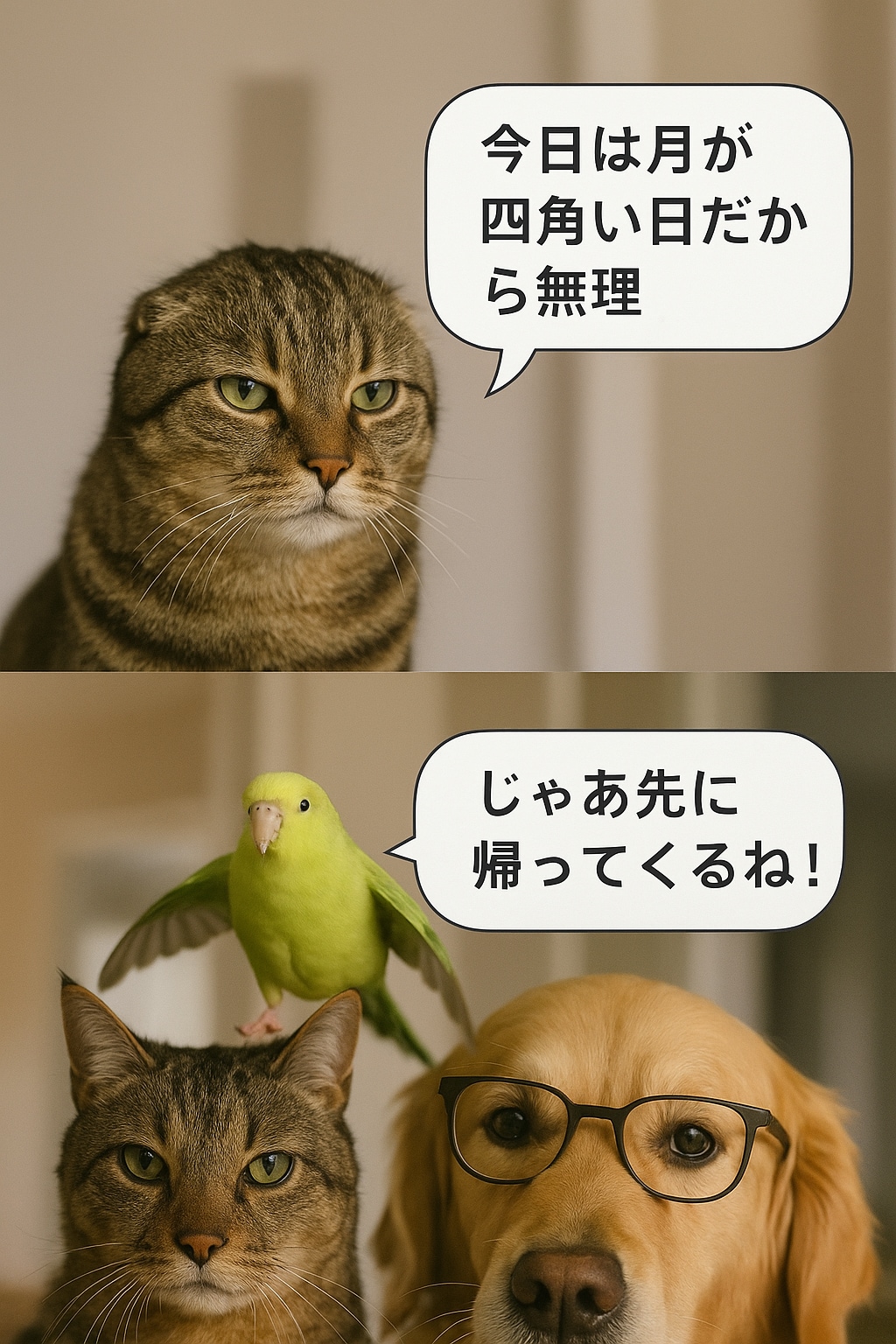 いぬとねこといんこ33