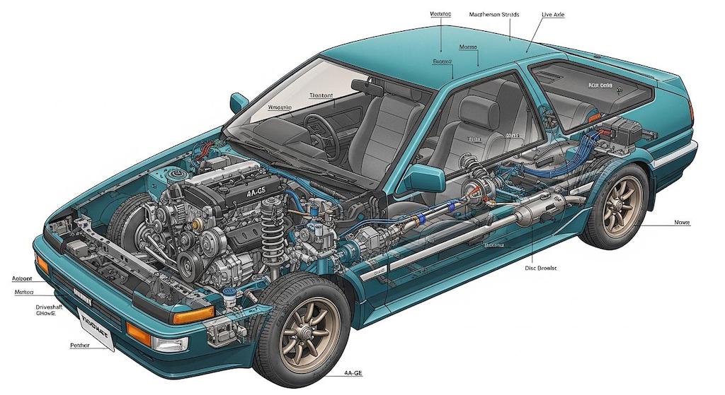 AE86透視画面