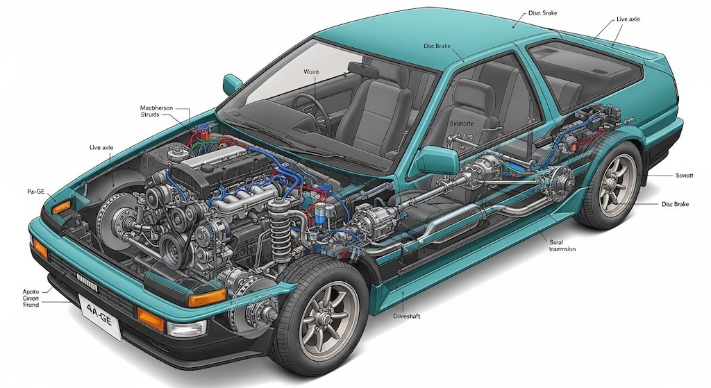AE86透視画面
