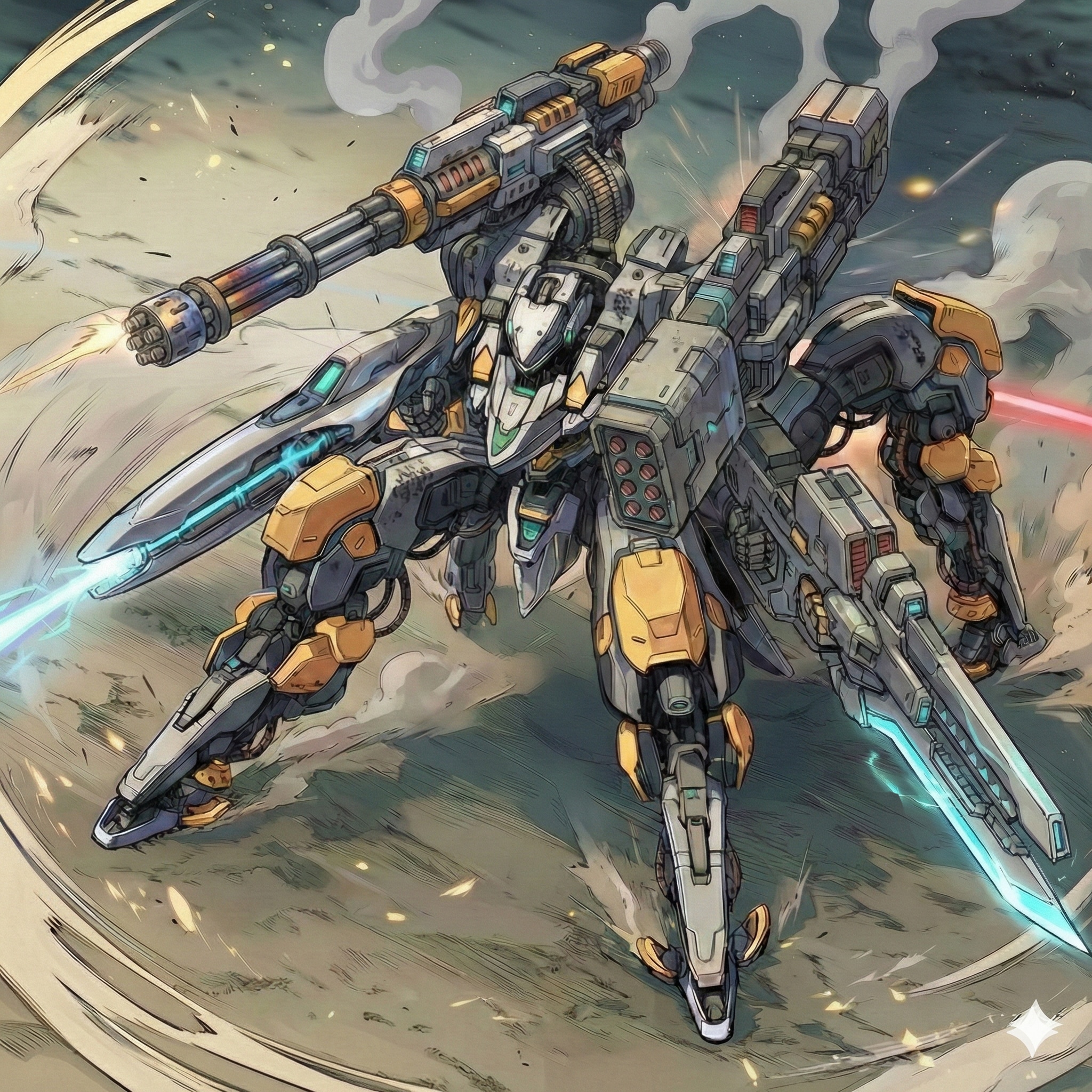 四脚ACっぽいロボ | の人気AIイラスト・グラビア