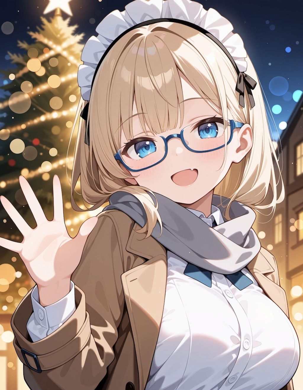 クリスマスデートなメイドさん