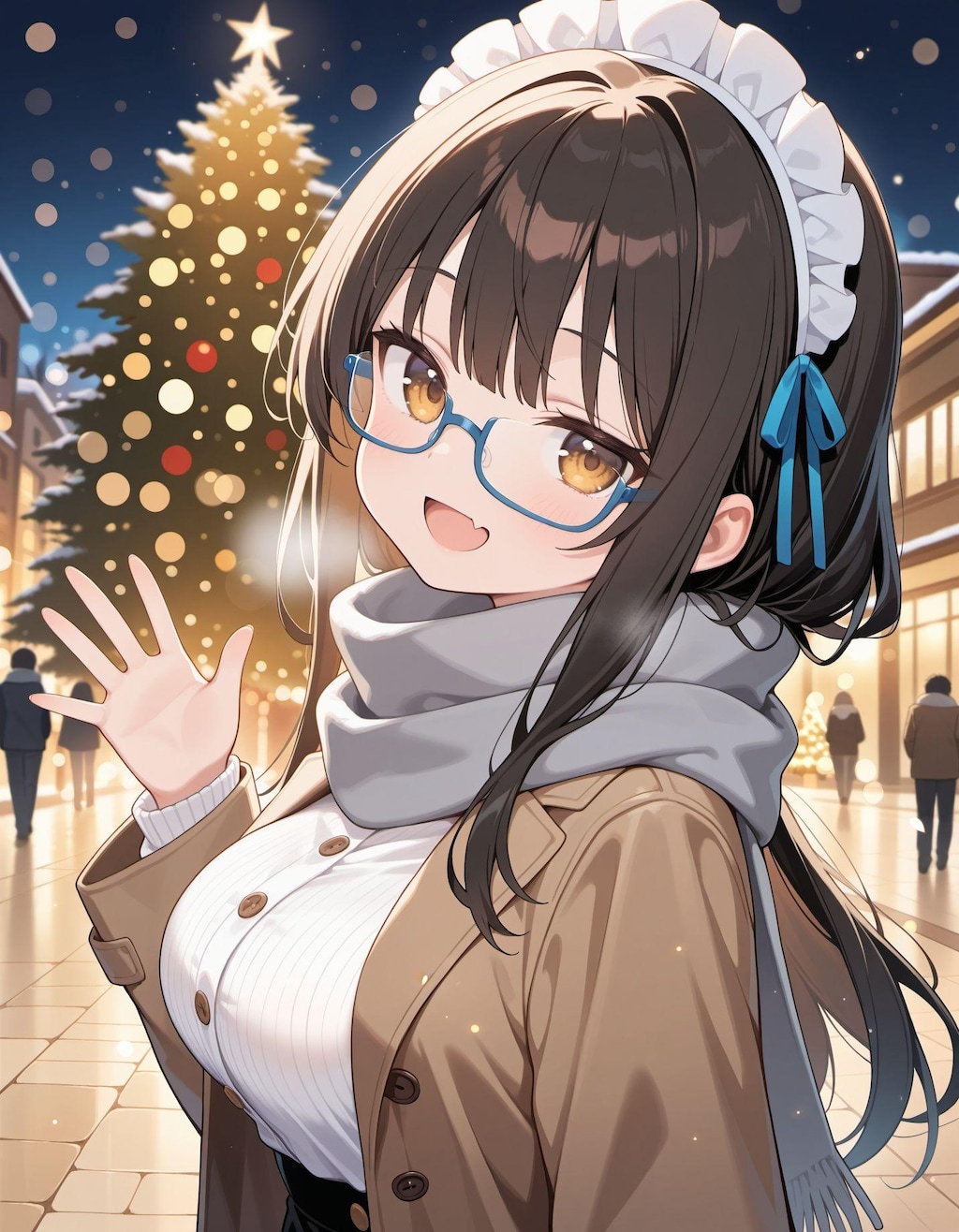 クリスマスデートなメイドさん