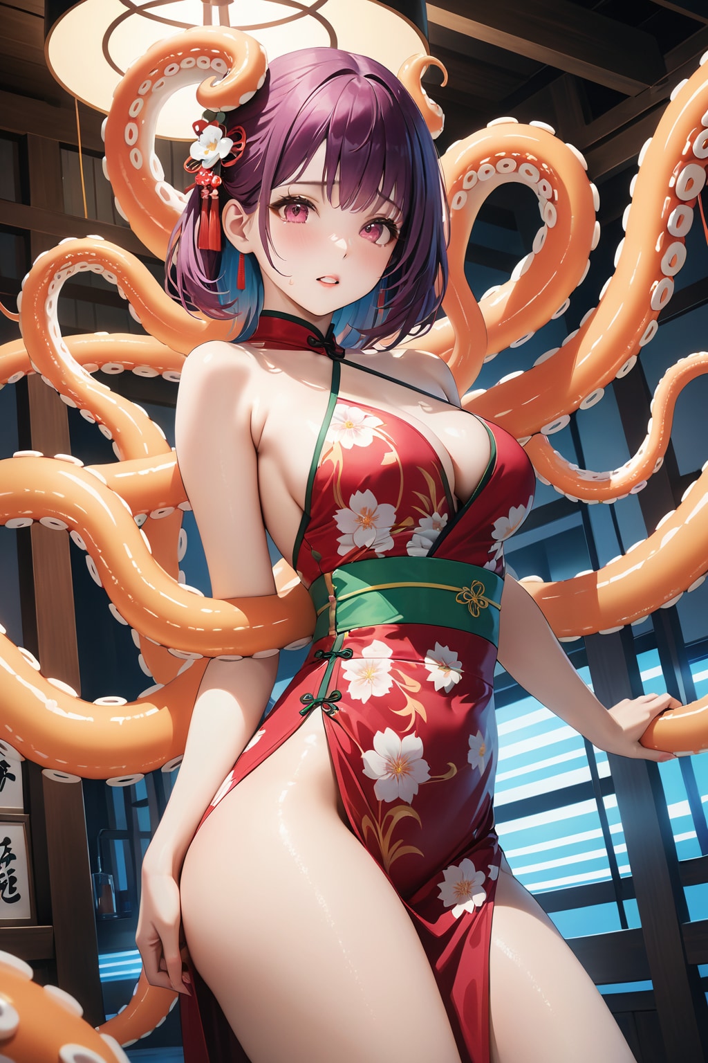 怪奇！巨大触手出現！