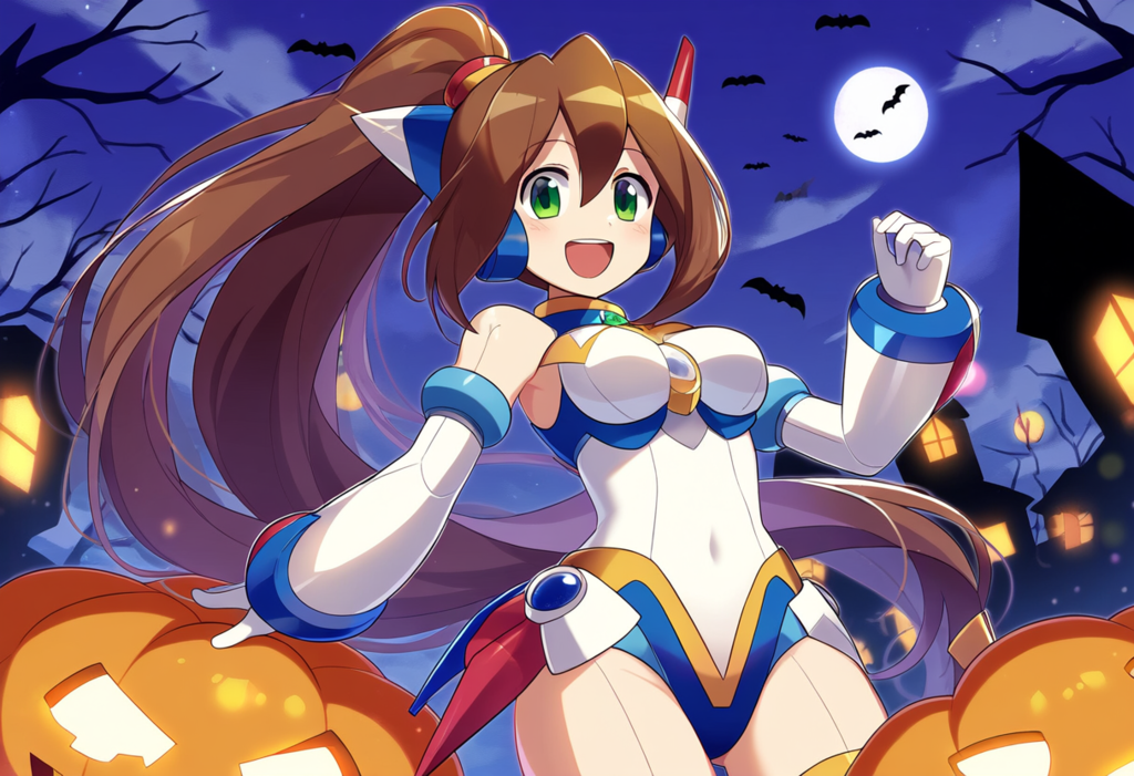 ロックマンX　アイリス　ハロウィン