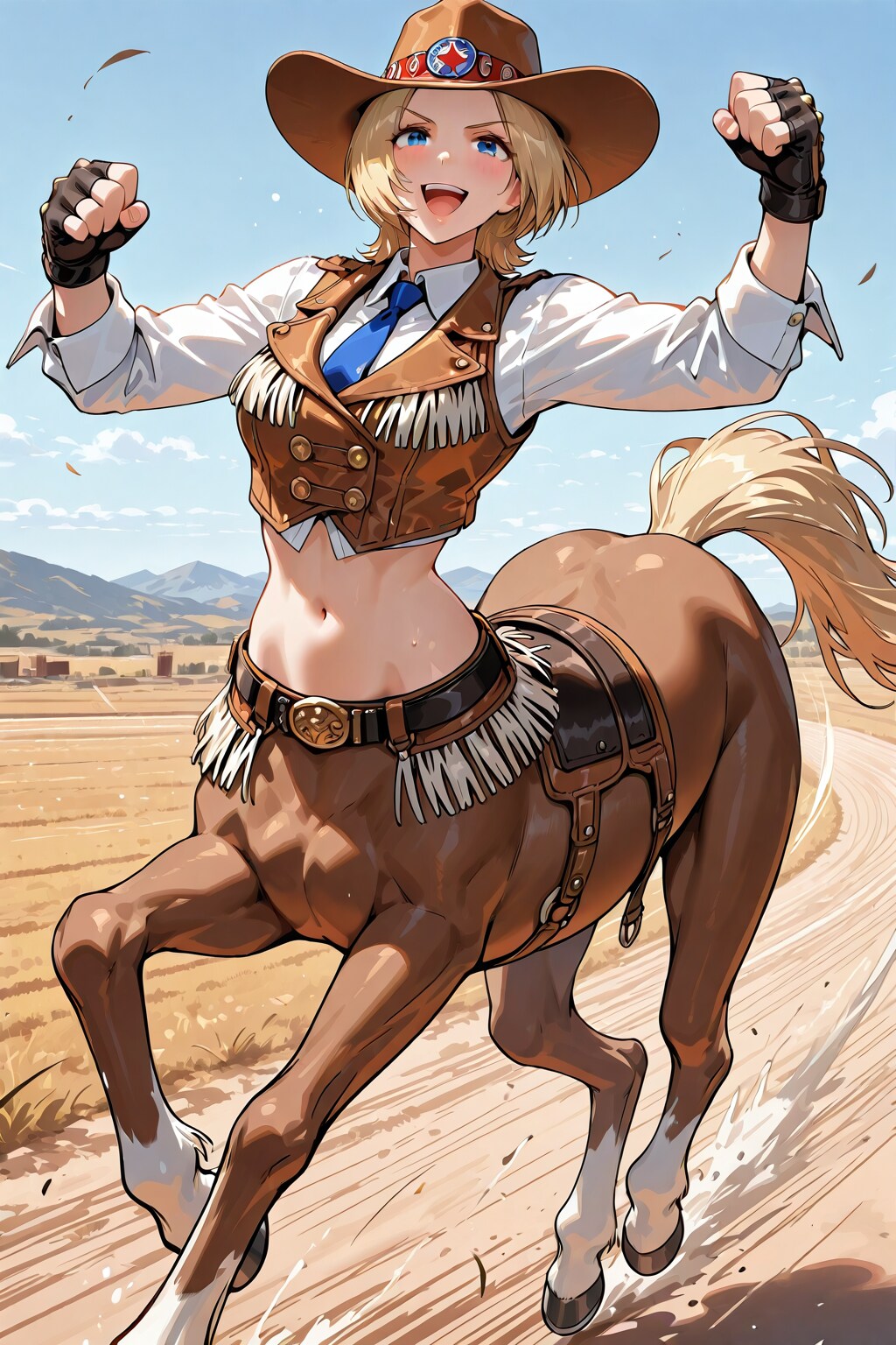 カウガールのケンタウロス変化