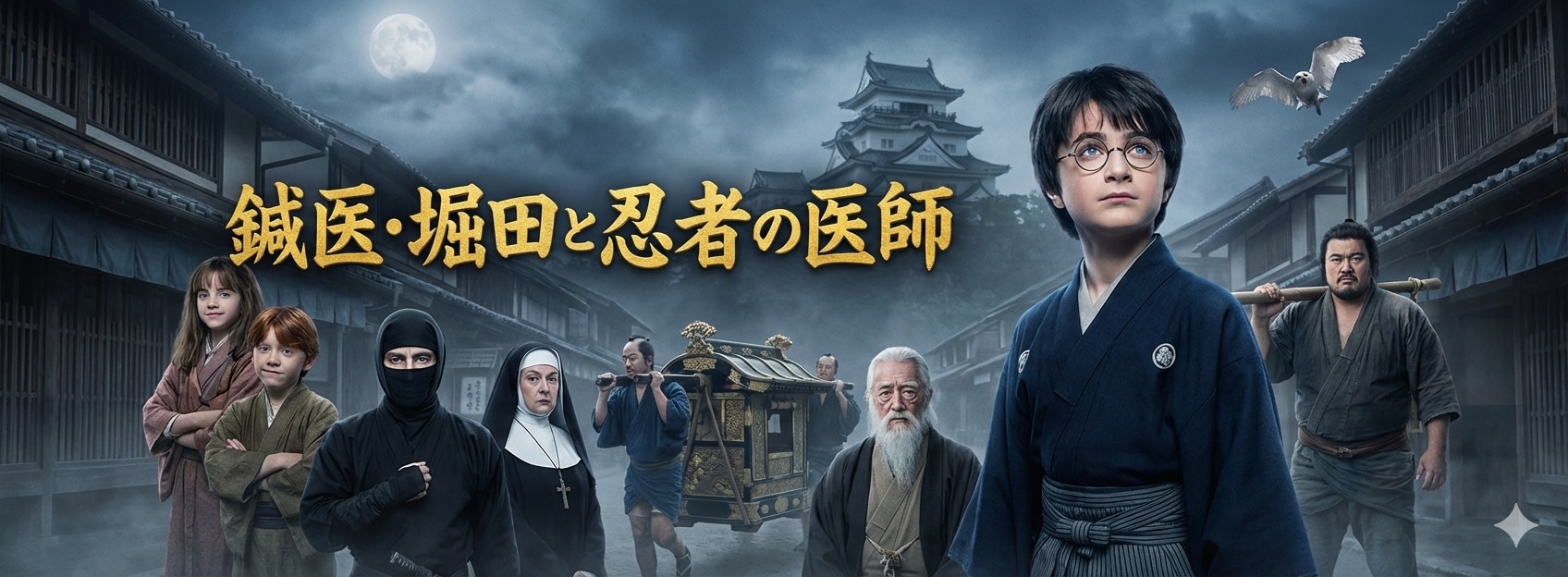 鍼医・堀田と忍者の医師　※リメイク | の人気AIイラスト・グラビア