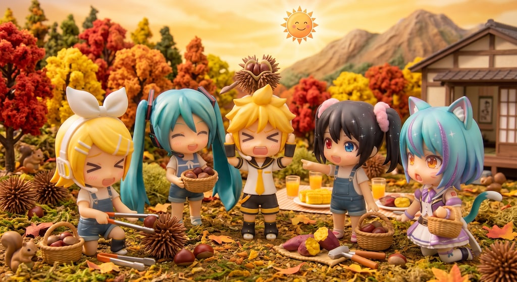 栗拾い🌰