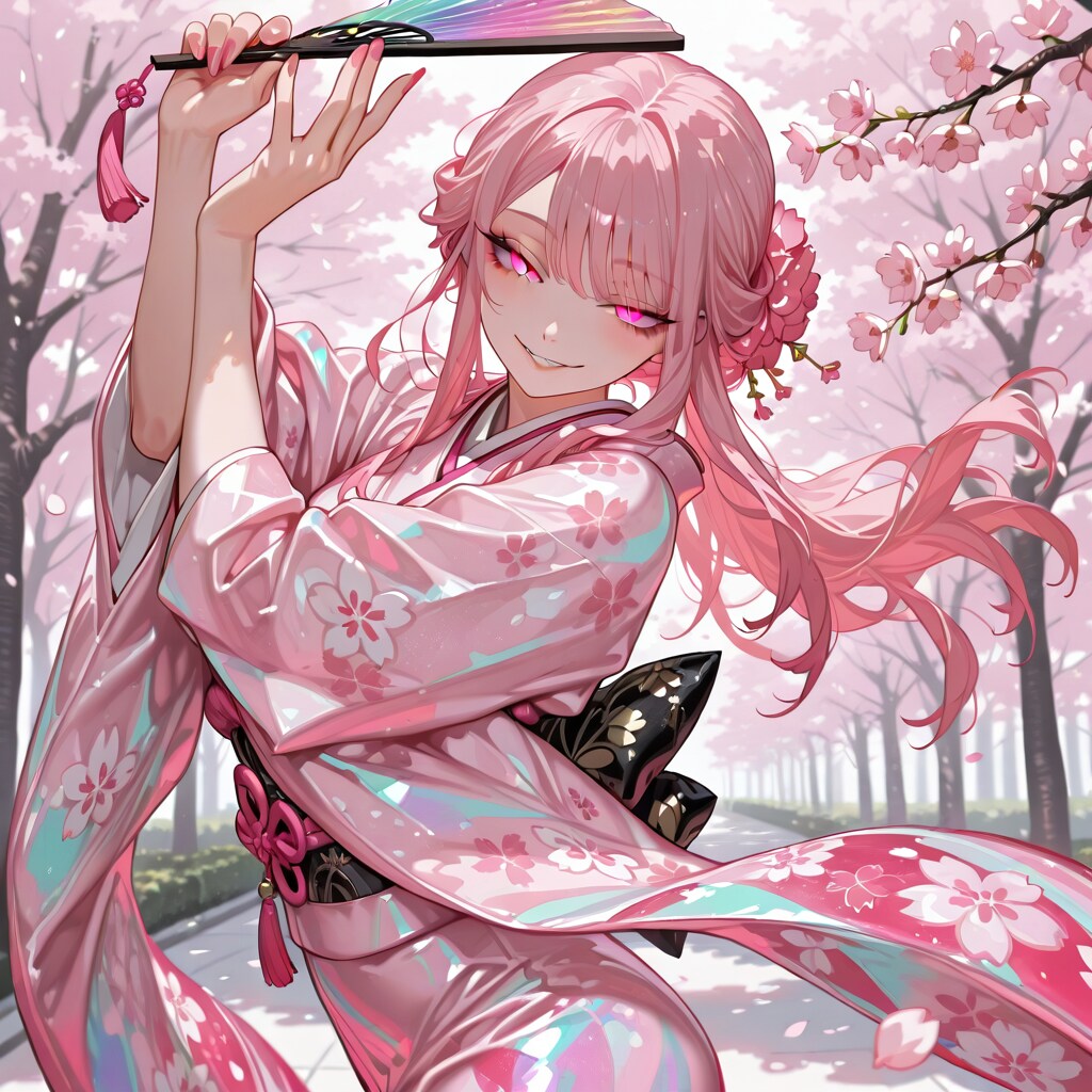 ECHIDNAちゃんの桜舞い☆ | の人気AIイラスト・グラビア