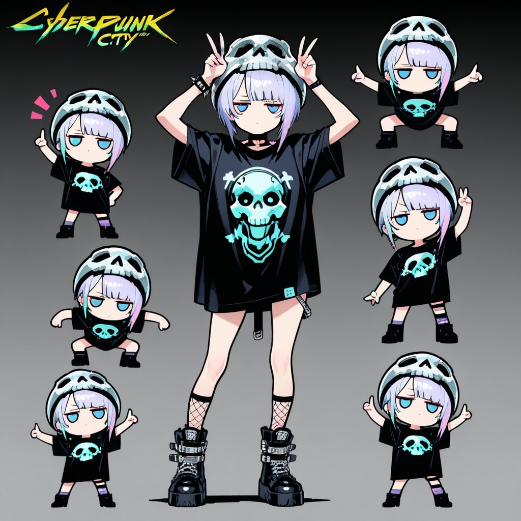 紫髪ちゃん