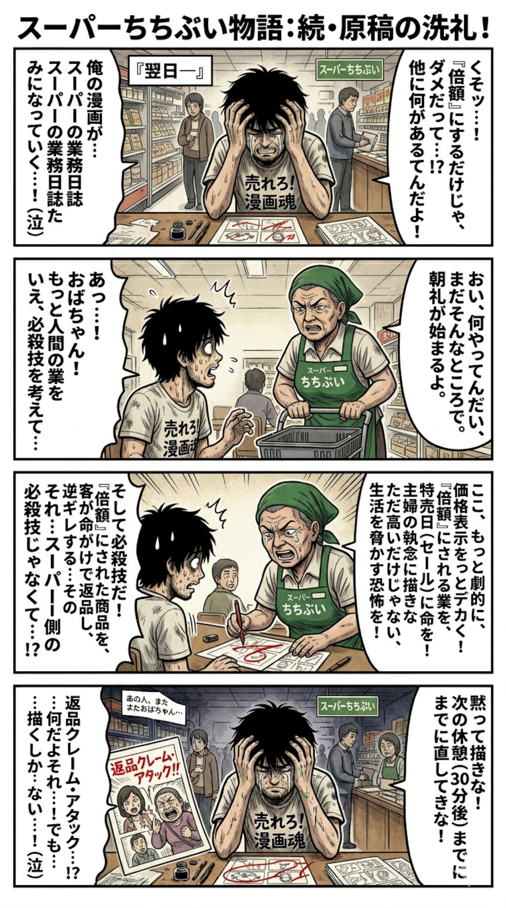 売れない漫画家の対処法