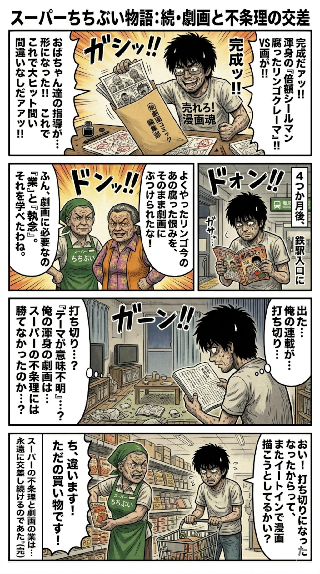 売れない漫画家の対処法