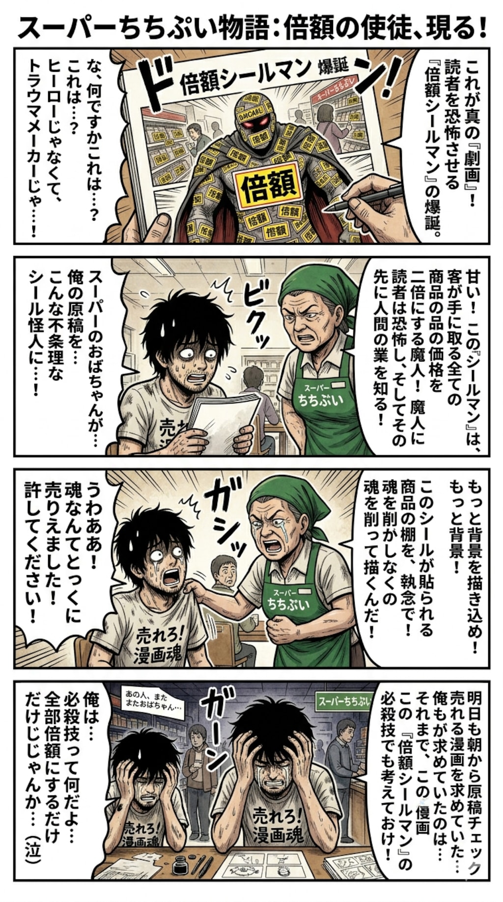 売れない漫画家の対処法