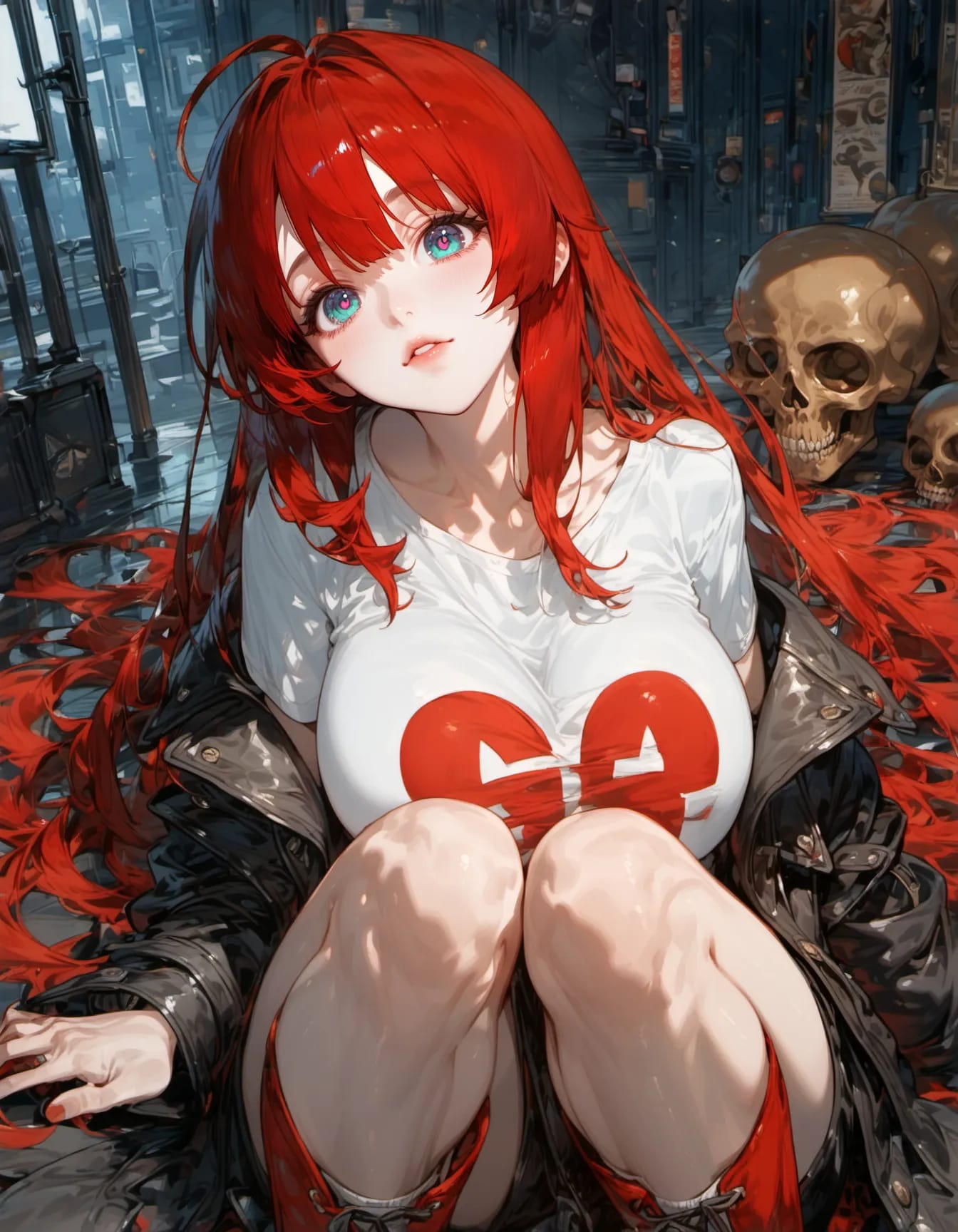 Scarlet Rebellion and the Throne of Skulls | の人気AIイラスト・グラビア