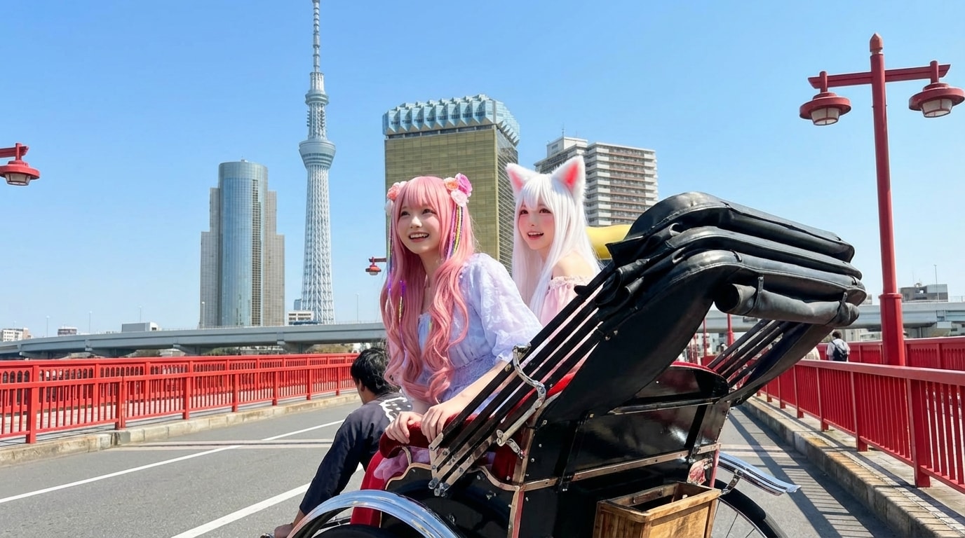 人力車発祥の日 | の人気AIイラスト・グラビア