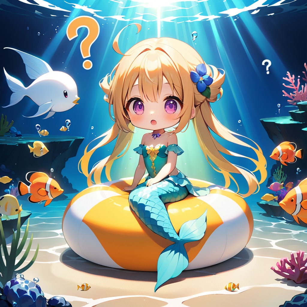 絵文字入り人魚