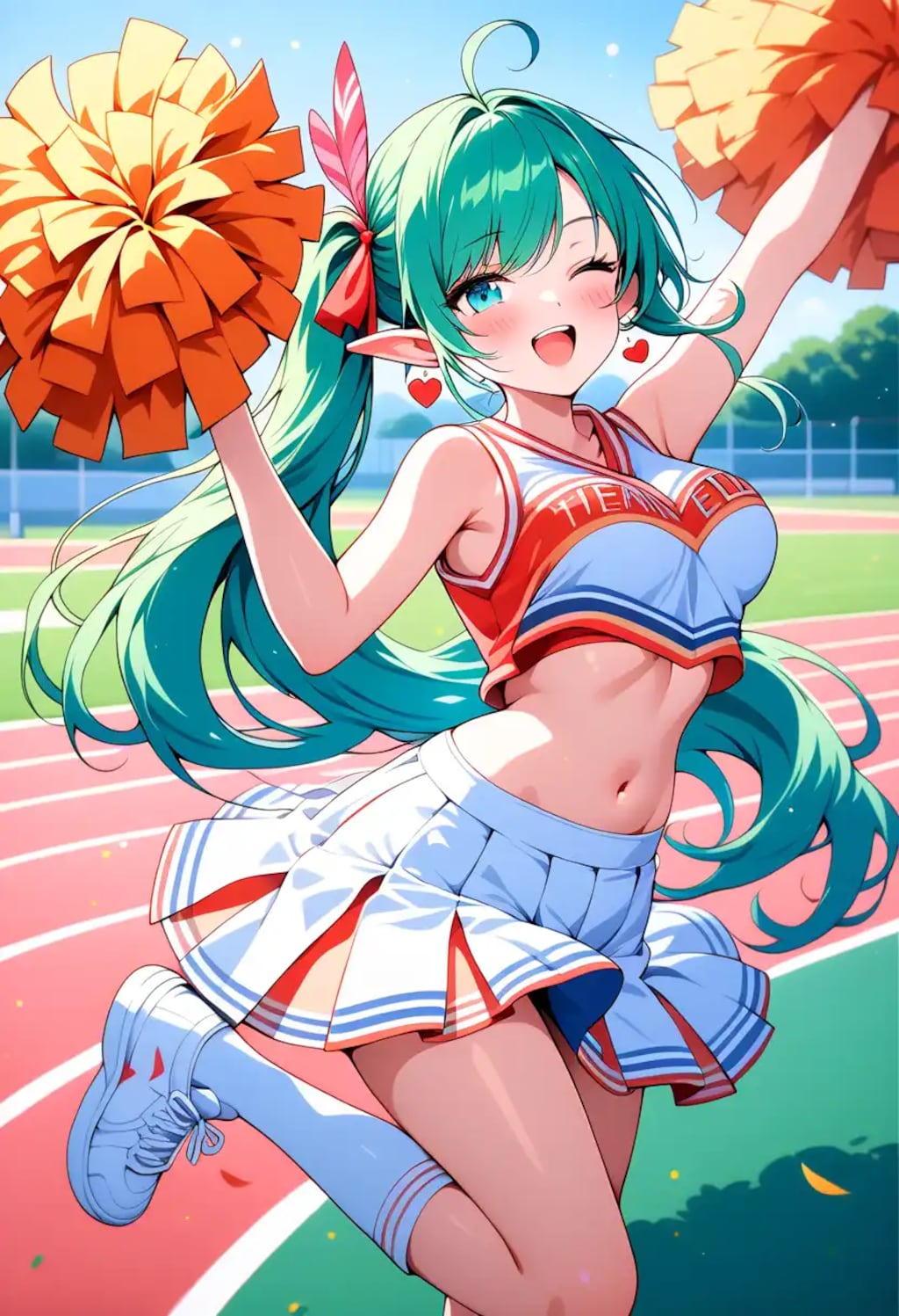 チアガール「今日も頑張ってね」