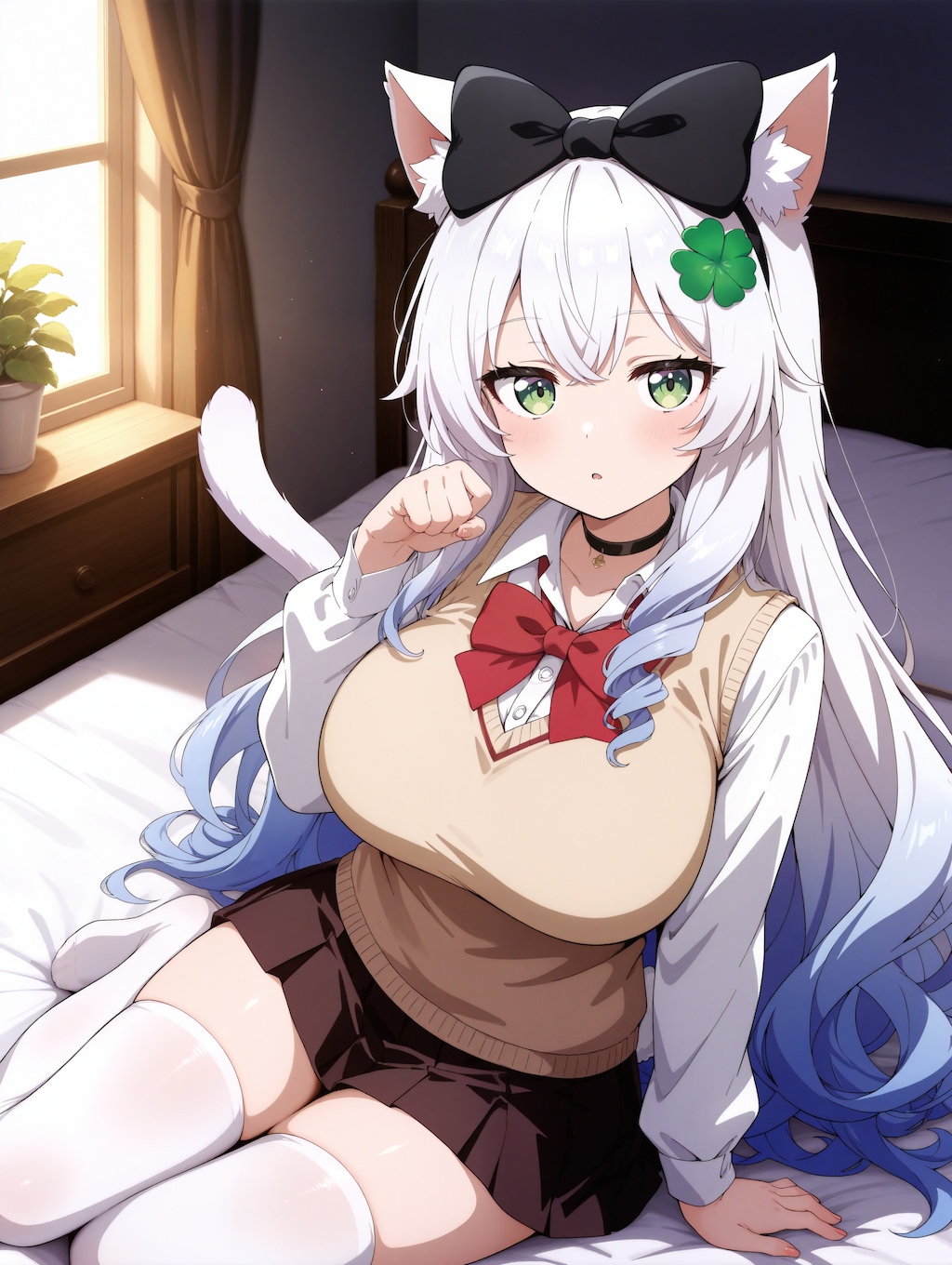 ベッド🛏️でゴロンするのです🍀