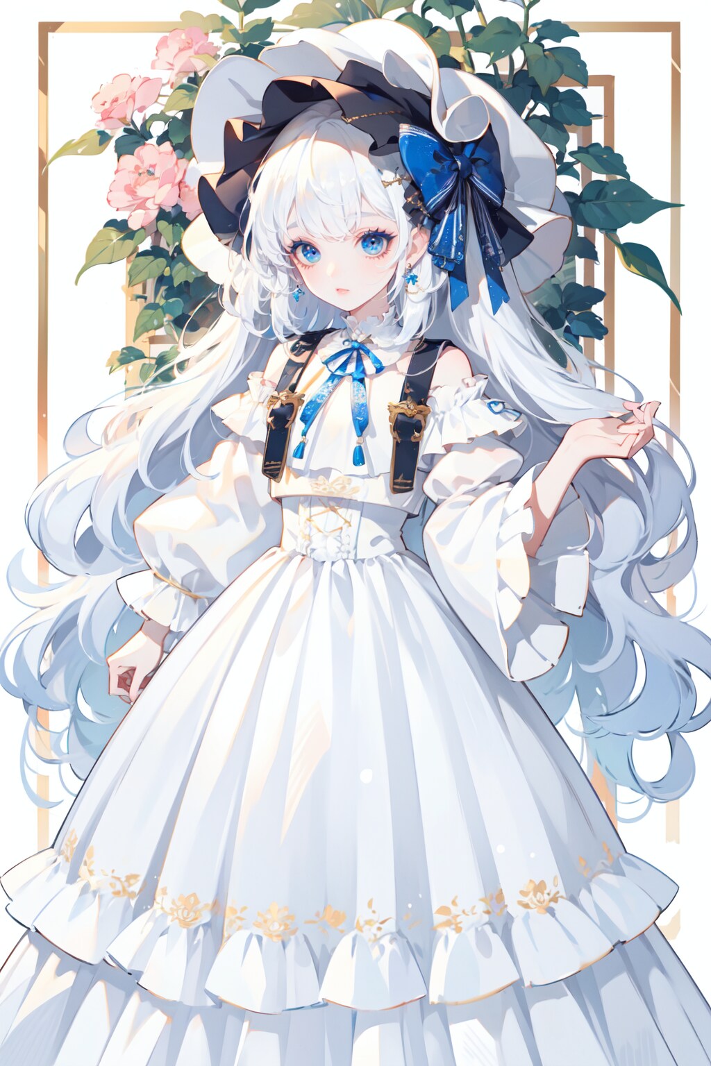 白ロリィタ | の人気AIイラスト・グラビア