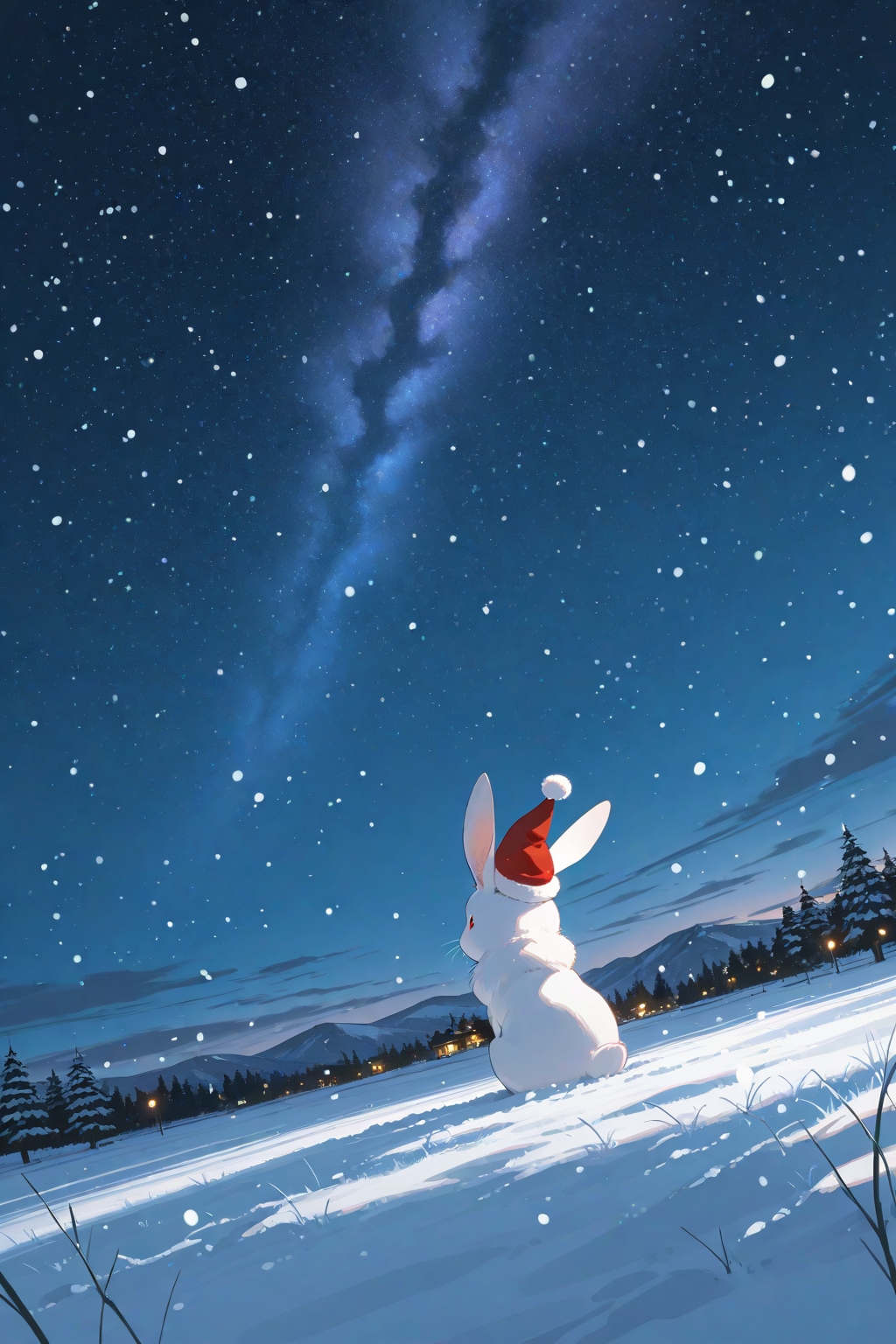 雪うさぎのサンタさん