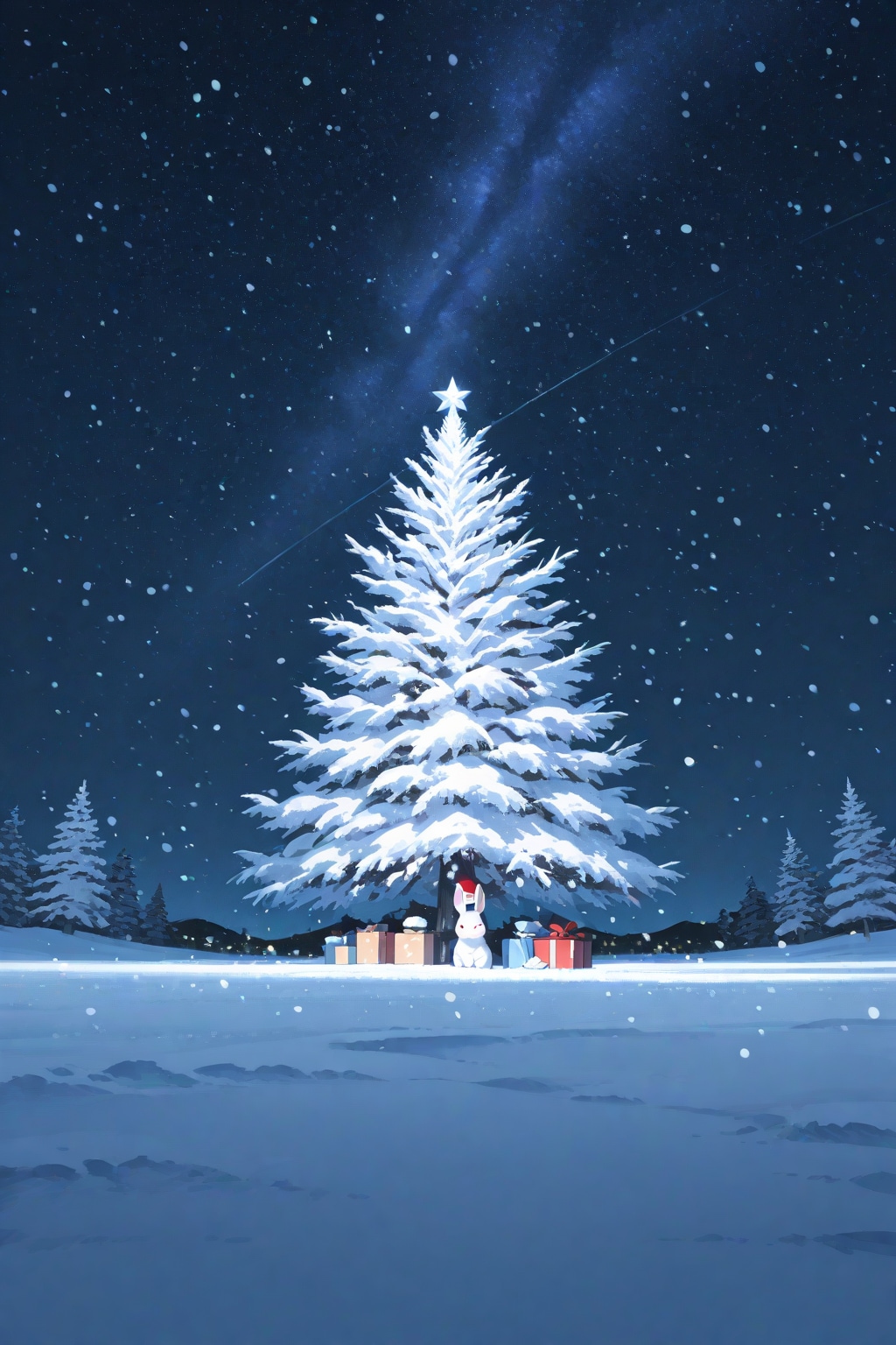 雪うさぎのサンタさん