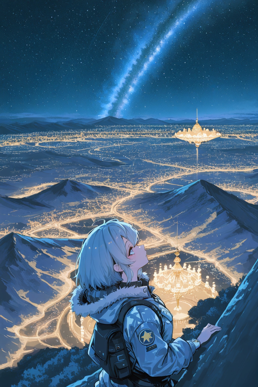 山とUFO