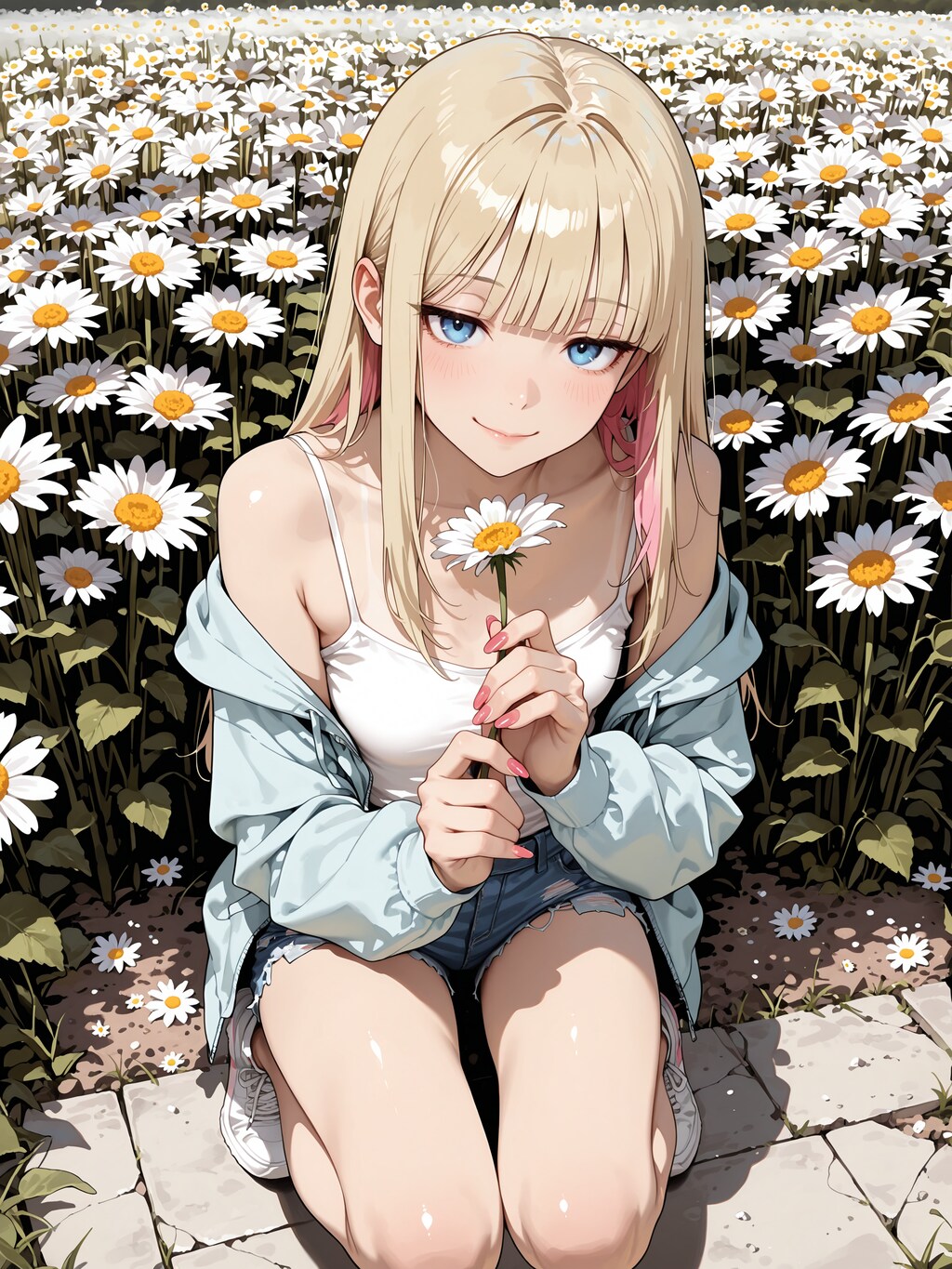 絶妙な足の角度