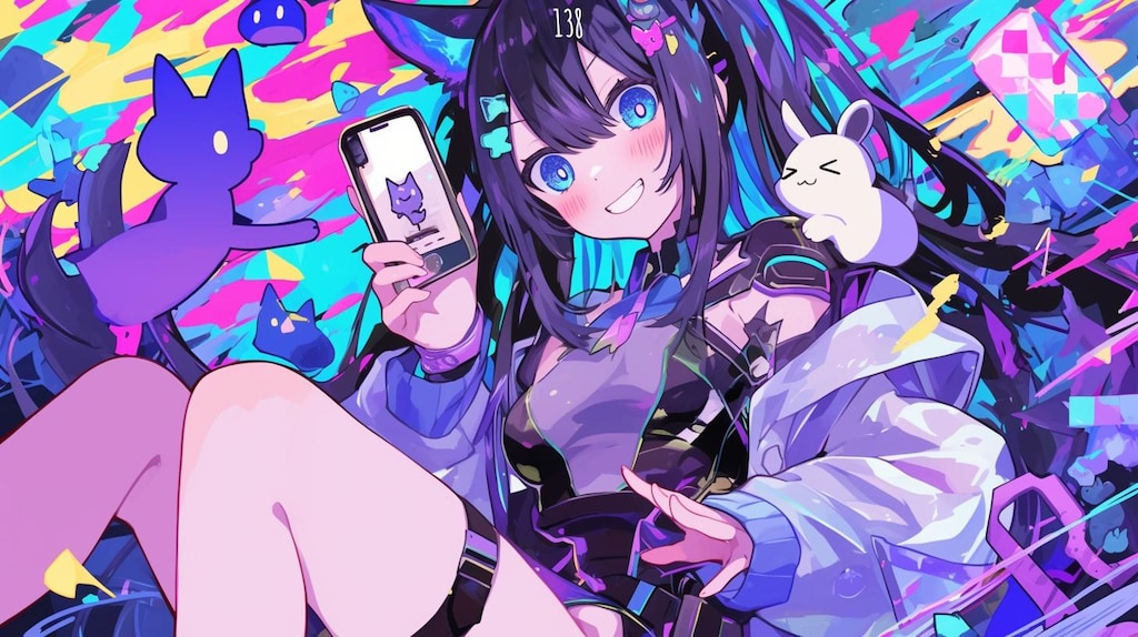 VRキャットAIdollのキャットちゃんだよぉ！応援よろしくネッ！