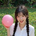 ボール遊びをする女の子 5枚目