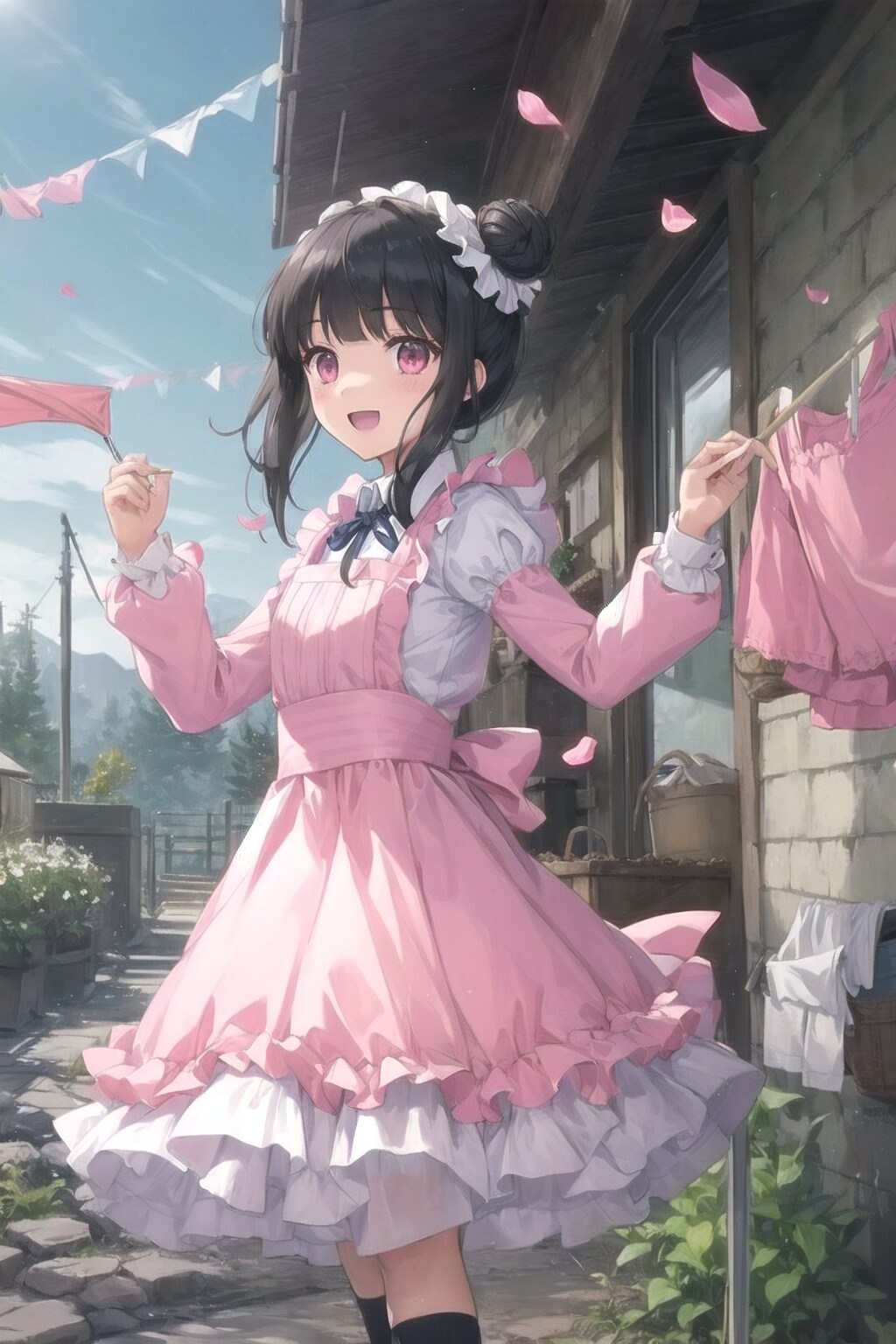 せんたくものをほすのです