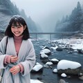 雪の川 6枚目