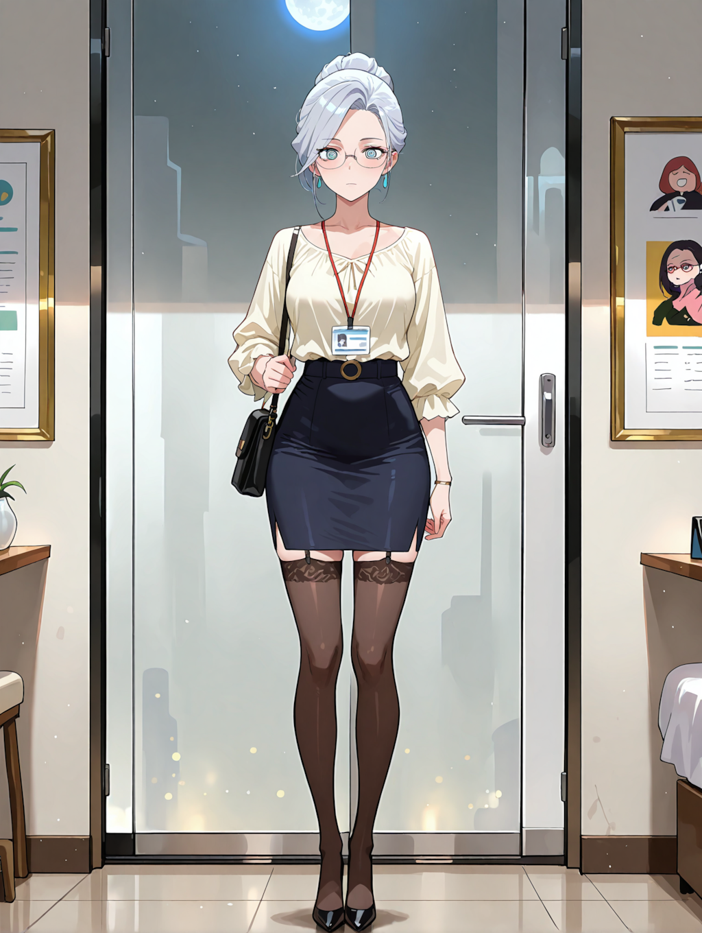 月面基地へ出張する露峰さん…