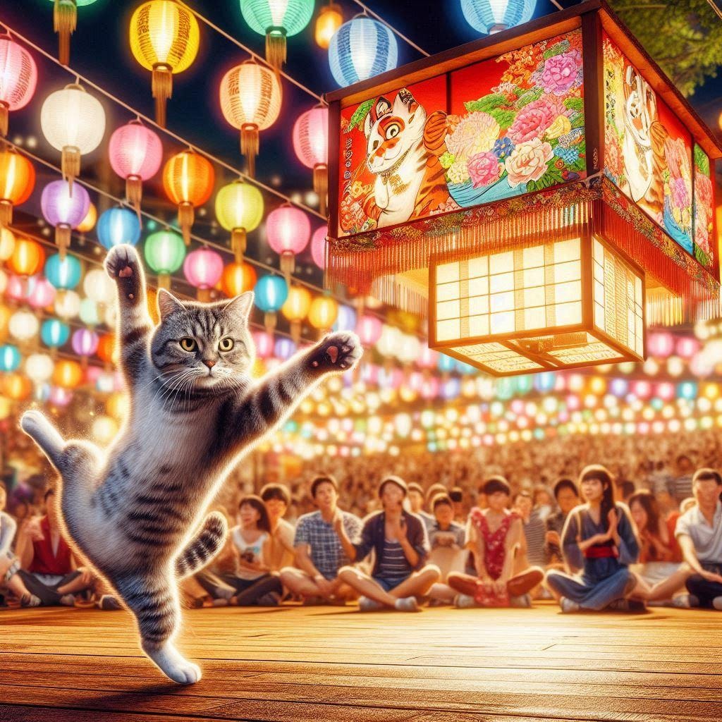ご当地猫踊り