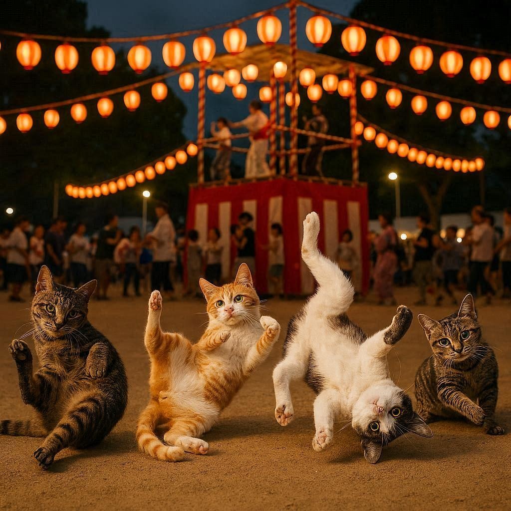 ご当地猫踊り