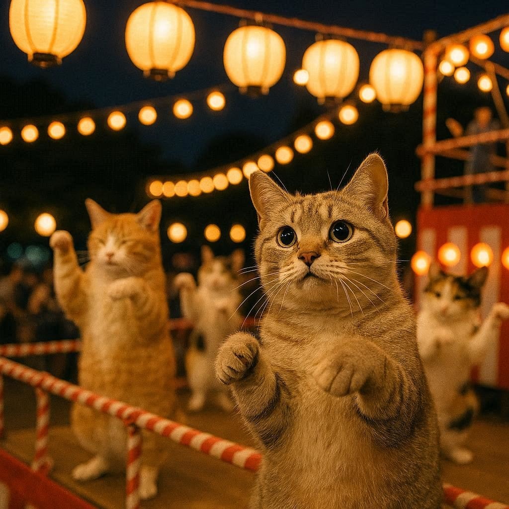 ご当地猫踊り