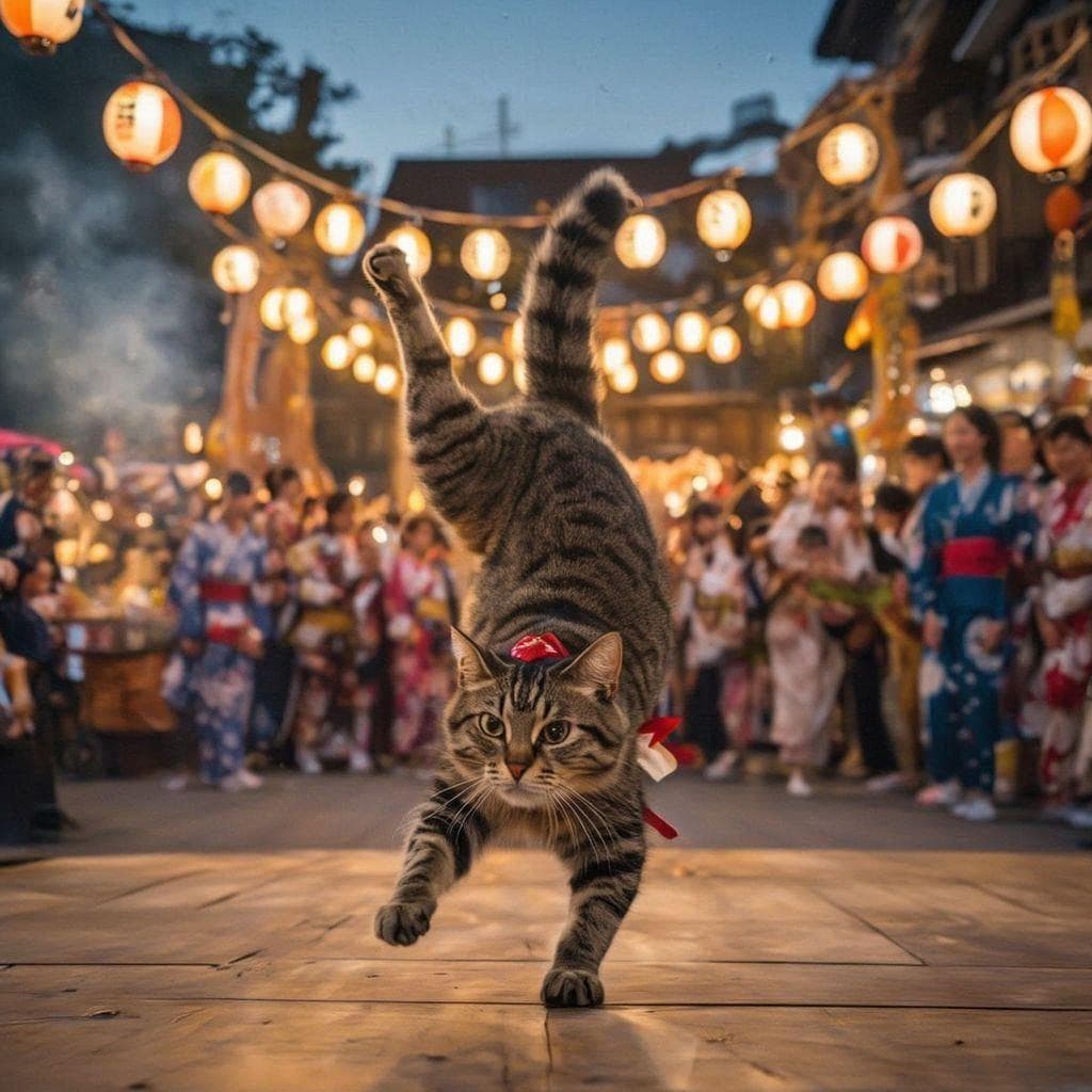 ご当地猫踊り
