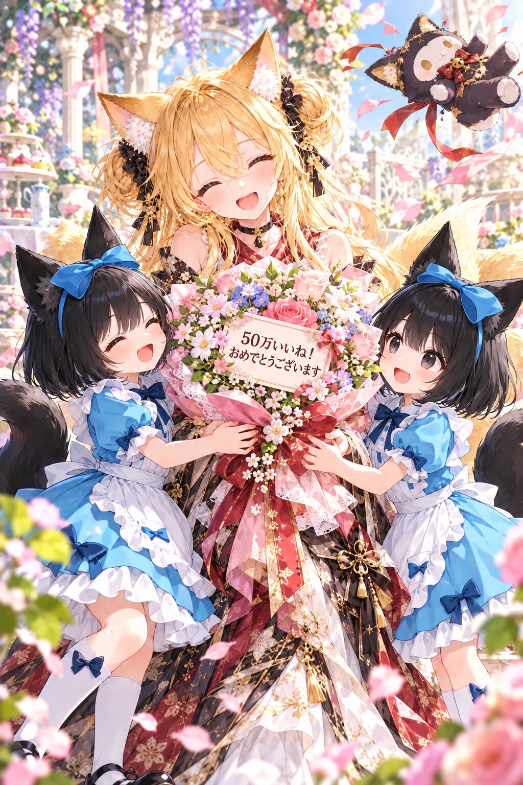ミラさん、50万いいね！達成おめでとうございます！ | の人気AIイラスト・グラビア