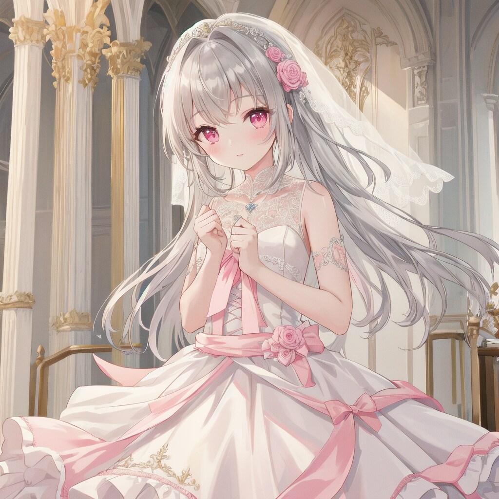 花嫁のモデルしました