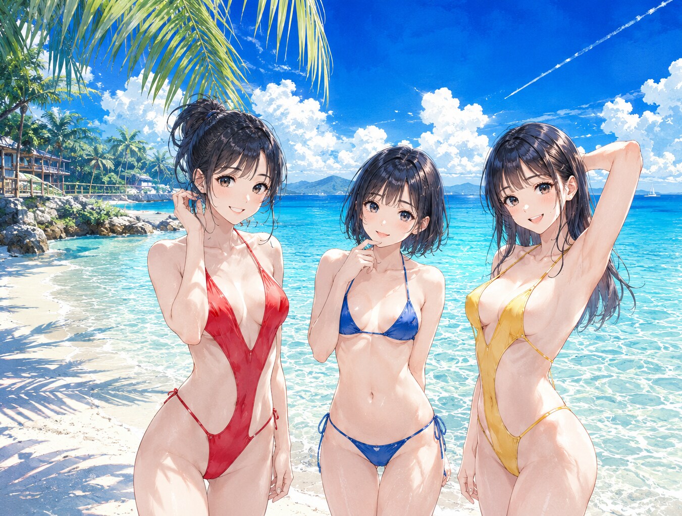 リゾートの海