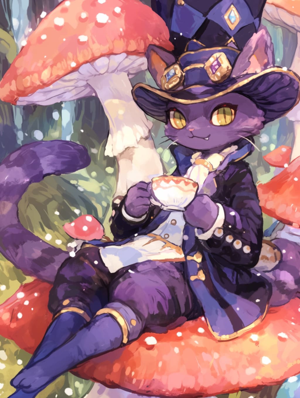 キノコの森のお茶会