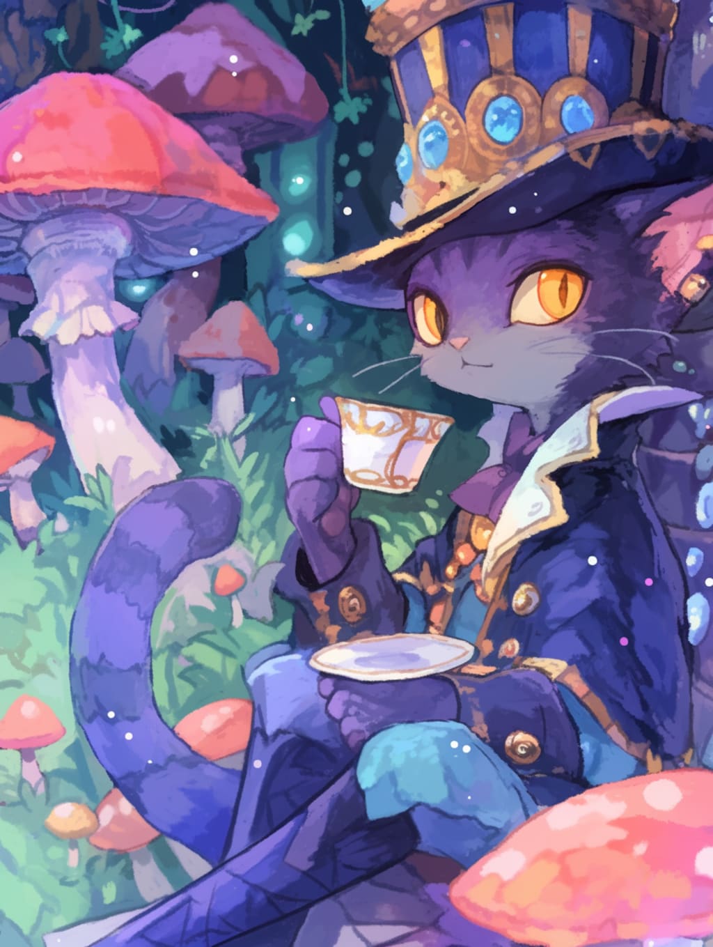 キノコの森のお茶会