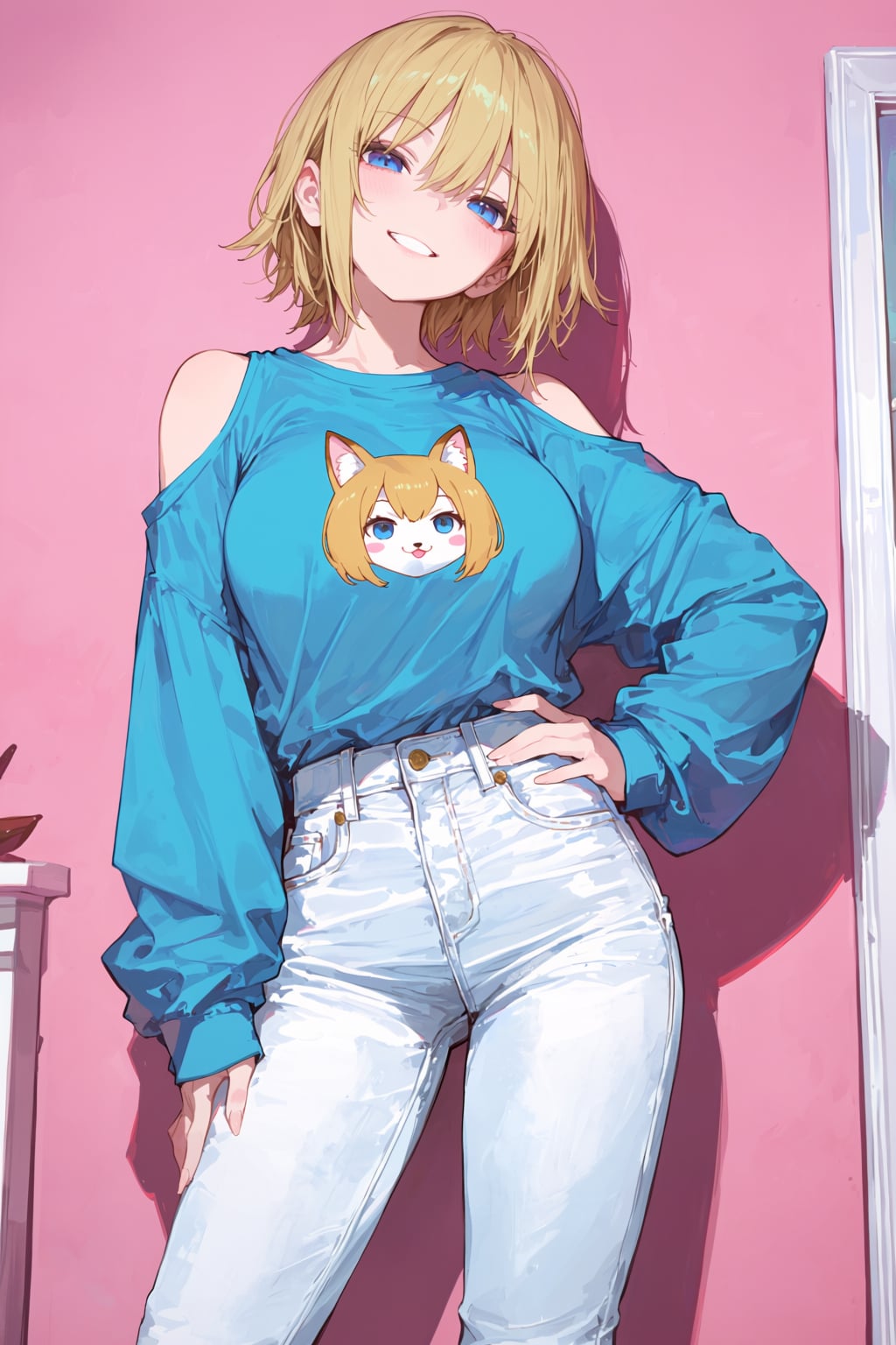 白いパンツ