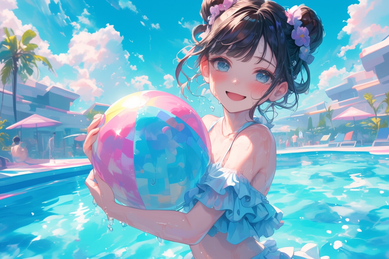 おだんごちゃん🍡✨の夏43 | の人気AIイラスト・グラビア